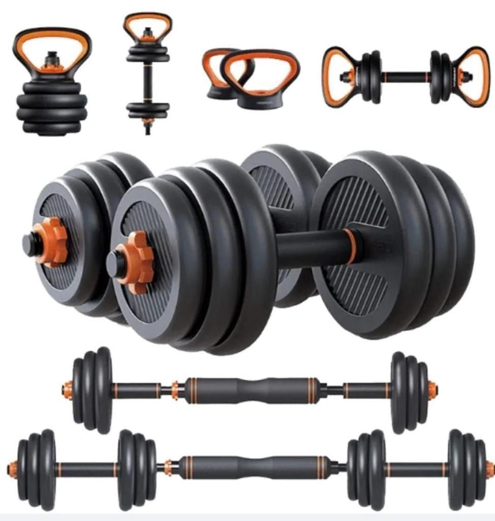 30Kg 6 in 1 Dumbell/Kettlebell Set